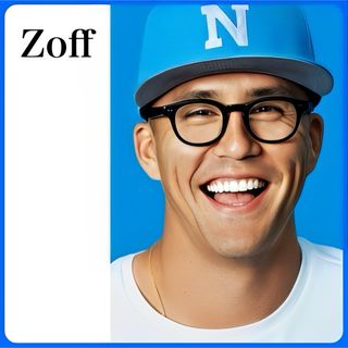 ゾフ(Zoff)の【ヌートバー選手広告着用】丸みのある太めのウェリントン Zoff ゾフ メガネ(サングラス/メガネ)