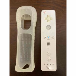 ウィーユー(Wii U)のWiiリモコン　白　任天堂純正(家庭用ゲーム機本体)