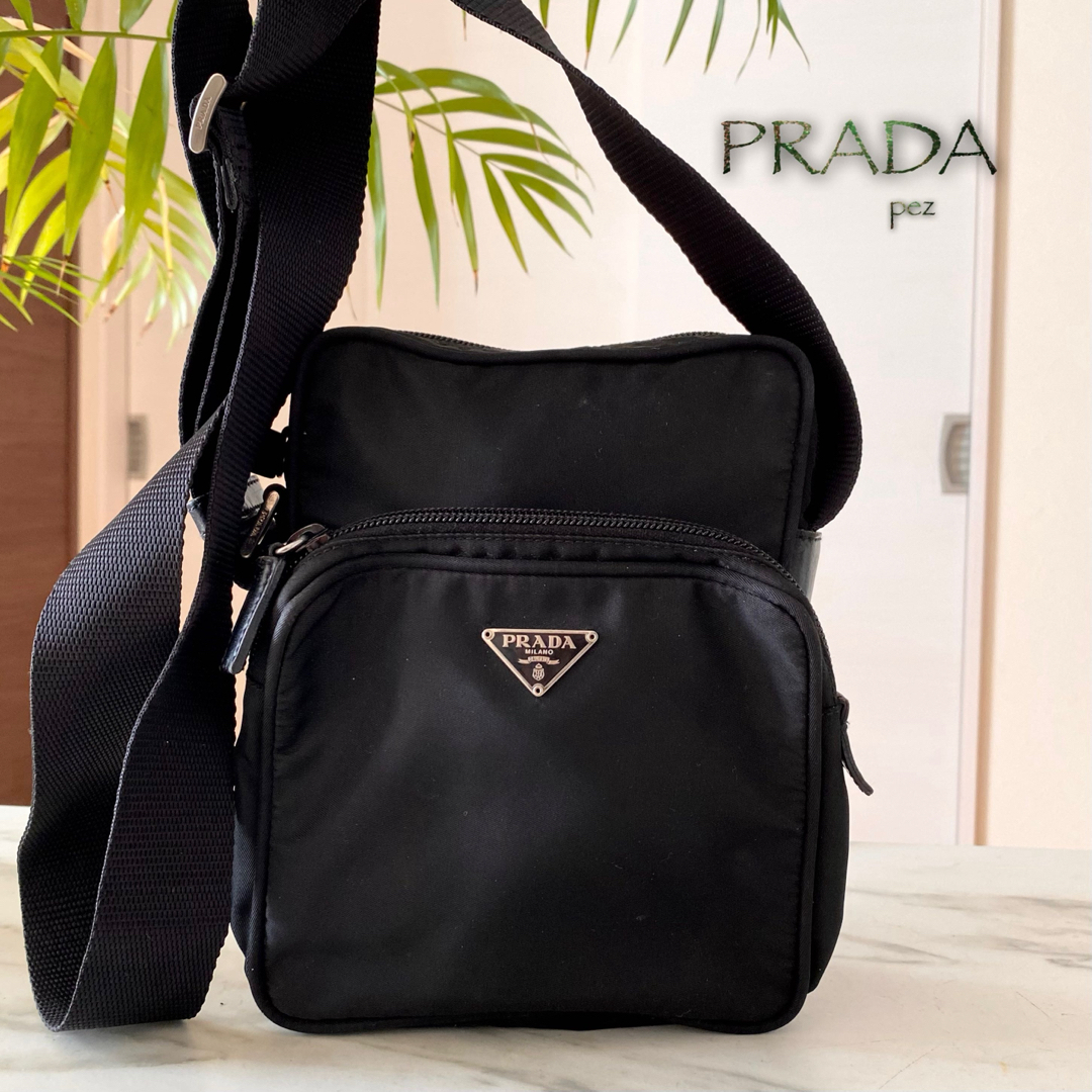 高速配送 極美品 PRADA テスート プラダ 鑑定済 テスート PRADA