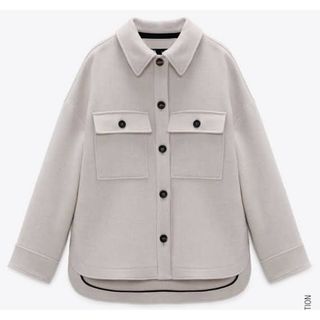 ザラ(ZARA)のZARA MANTECO ウールジャケット(ブルゾン)