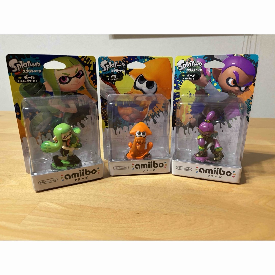 フィギュアスプラトゥーン　amiibo 限定カラー