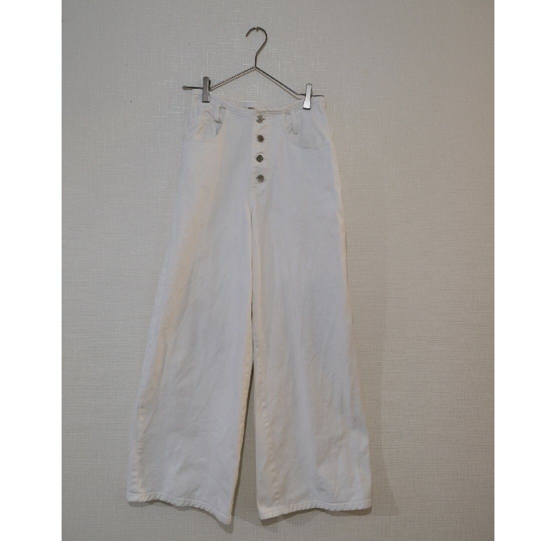 Grimoire(グリモワール)の古着 1990s wide denim trousers レディースのパンツ(デニム/ジーンズ)の商品写真