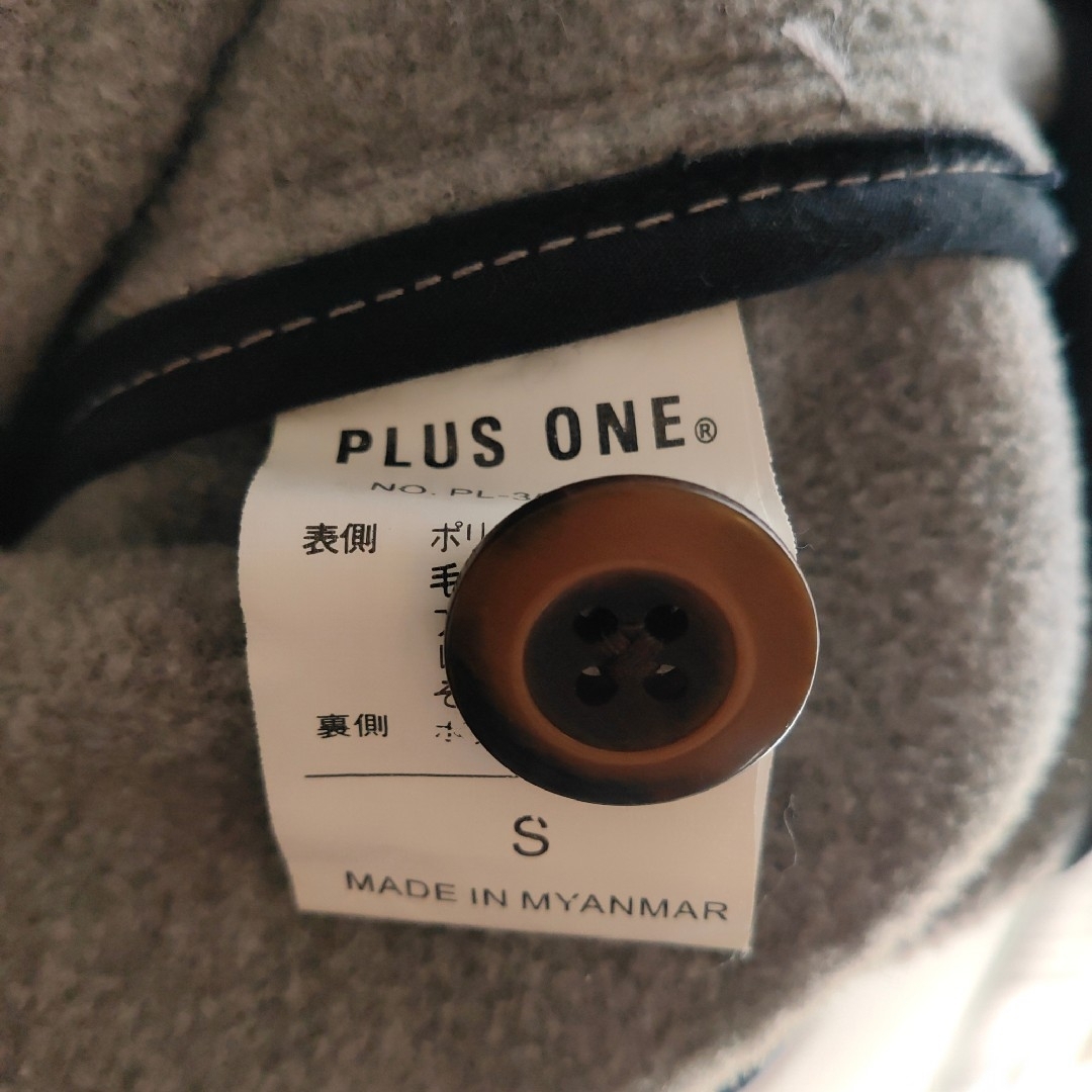 PLUS ONE(プラスワン)の【PLUS ONE プラスワン】ピーコート　ジャケット　アウター　Sサイズ メンズのジャケット/アウター(ピーコート)の商品写真