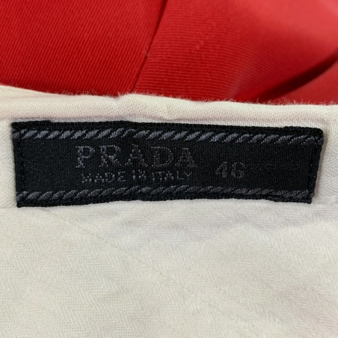 PRADA(プラダ)のPRADA プラダ テーパードスラックス ストレッチ レッド Size 46 メンズのパンツ(スラックス)の商品写真