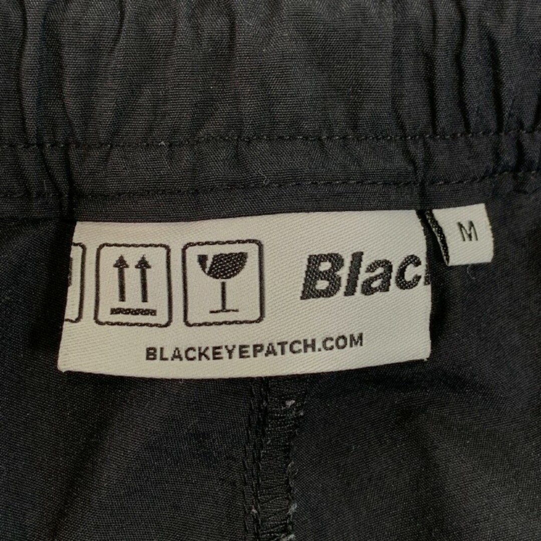 BlackEyePatch ブラックアイパッチ ナイロン トラックパンツ ブラック