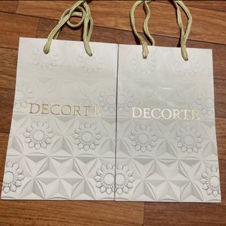 コスメデコルテ(COSME DECORTE)の☆コスメデコルテ　ショッパー2枚☆(ショップ袋)