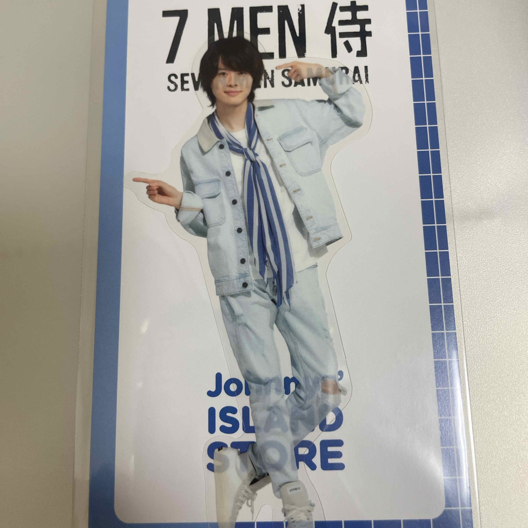 ジャニーズJr.(ジャニーズジュニア)の7 MEN 侍　矢花黎　アクリルスタンド'22ステッカー エンタメ/ホビーのタレントグッズ(アイドルグッズ)の商品写真