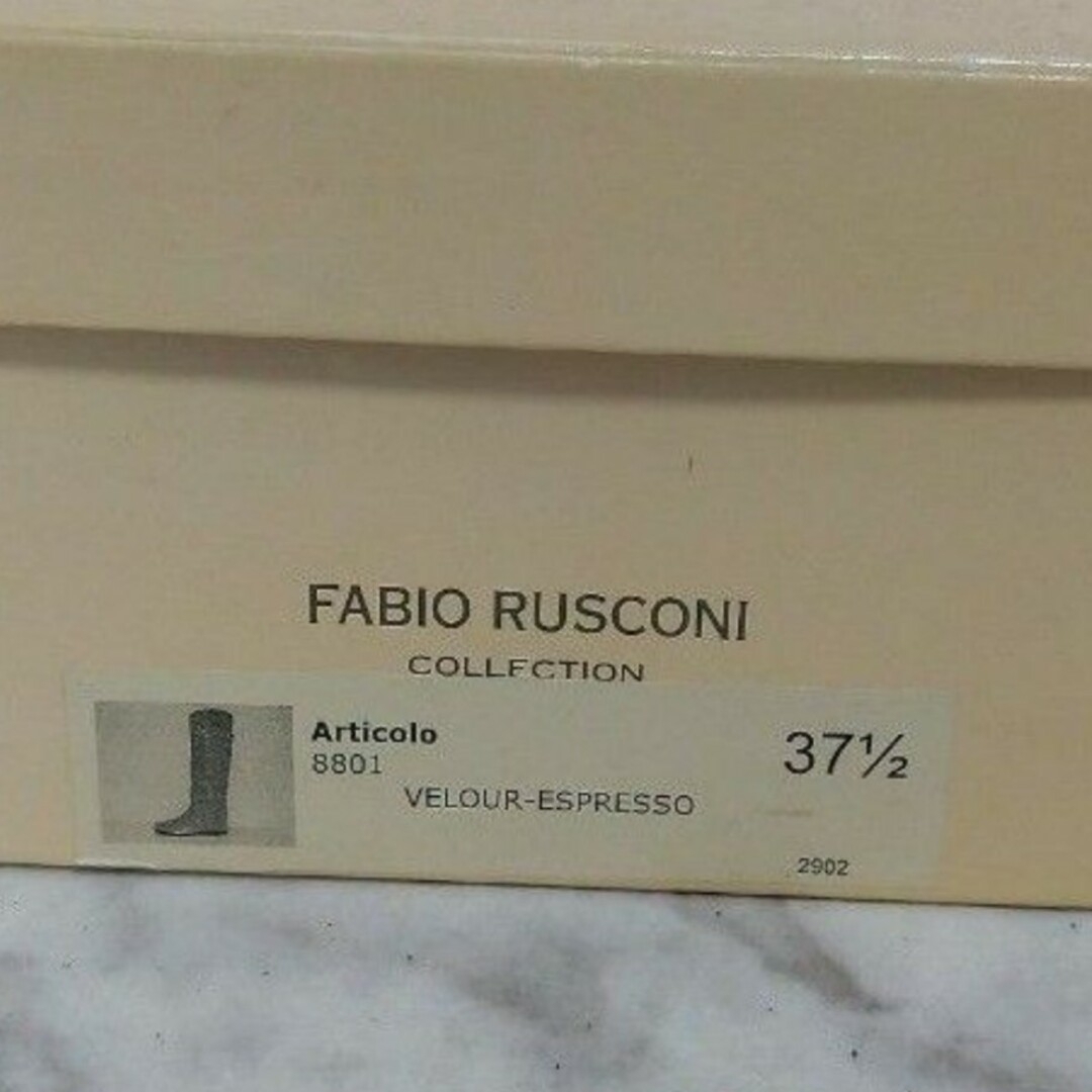 FABIO RUSCONI(ファビオルスコーニ)のファビオルスコーニ　スエードブーツ　37.5    エスプレッソ レディースの靴/シューズ(ブーツ)の商品写真