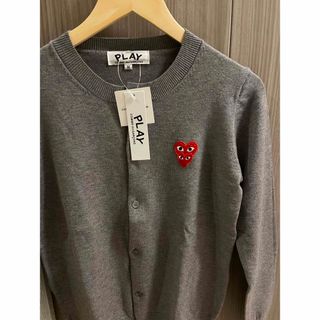 コムデギャルソン(COMME des GARCONS)のコムデギャルソン　カーディガン　ダブルハート Mサイズ(カーディガン)