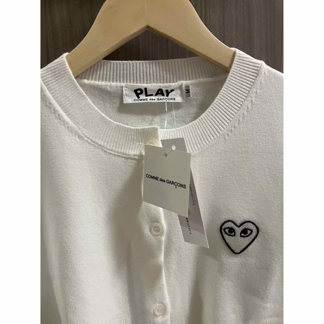 COMME des GARCONS - プレイコムデギャルソン カーディガン ロゴ COMME des GARCONS - プレイコムデギャルソン カーディガン ロゴ