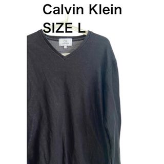 シーケーカルバンクライン(ck Calvin Klein)のCalvin Klein カルバンクライン トレーナー スウェット Vネック L(トレーナー/スウェット)