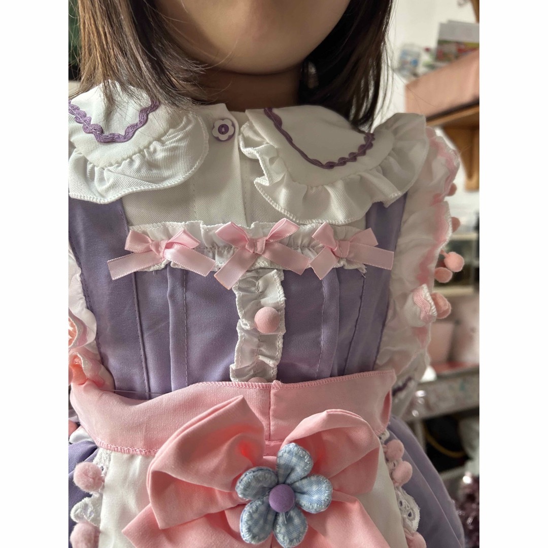 Disney(ディズニー)のステラルー  なりきり　メイド　ワンピース キッズ/ベビー/マタニティのキッズ服女の子用(90cm~)(ワンピース)の商品写真