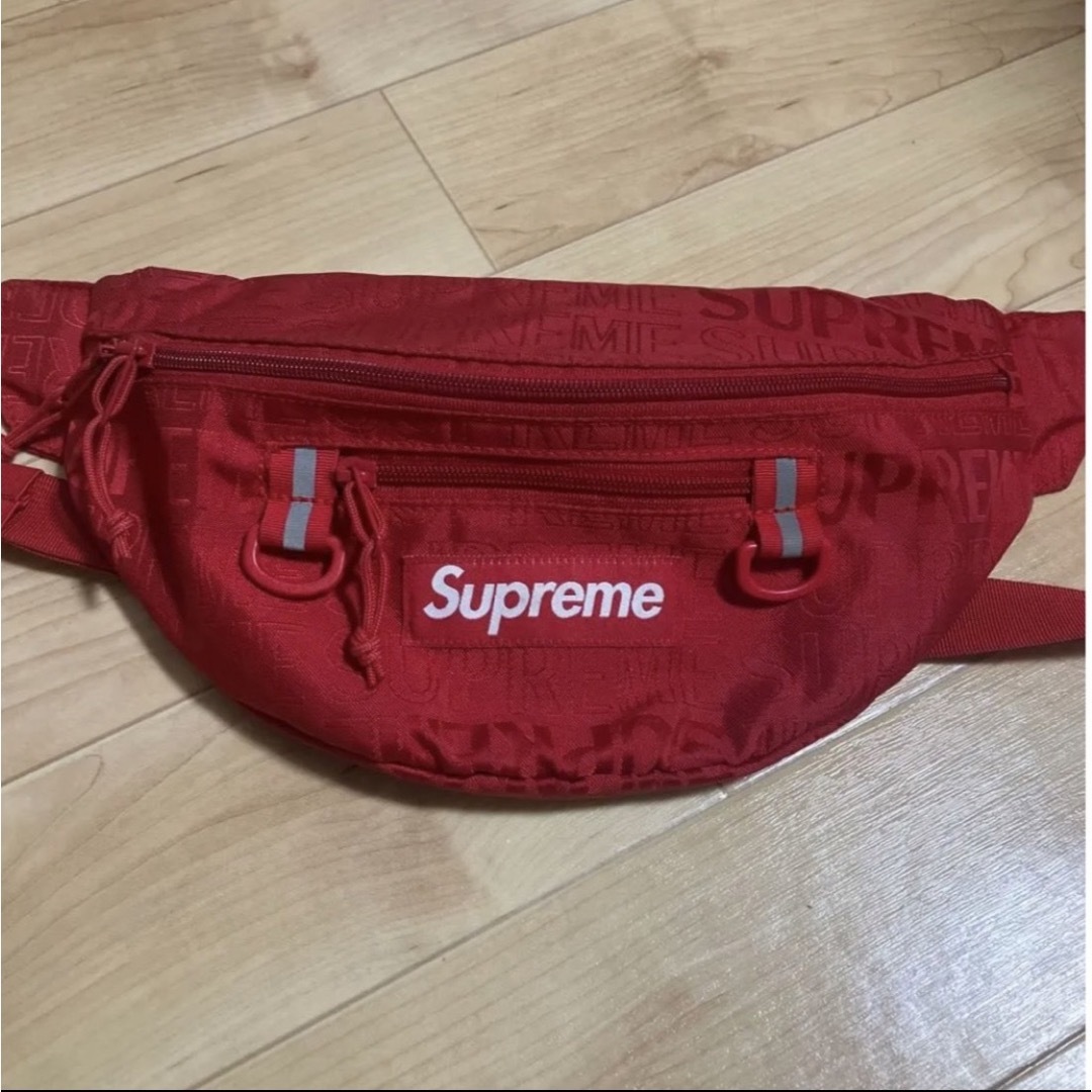 supreme 19ss waist bag 赤 美品のサムネイル