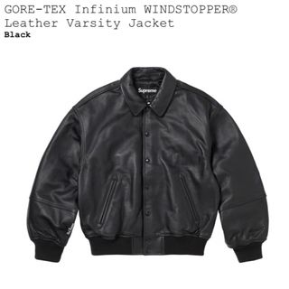 シュプリーム(Supreme)のSupreme Leather Varsity Jacket  Mサイズ(スタジャン)