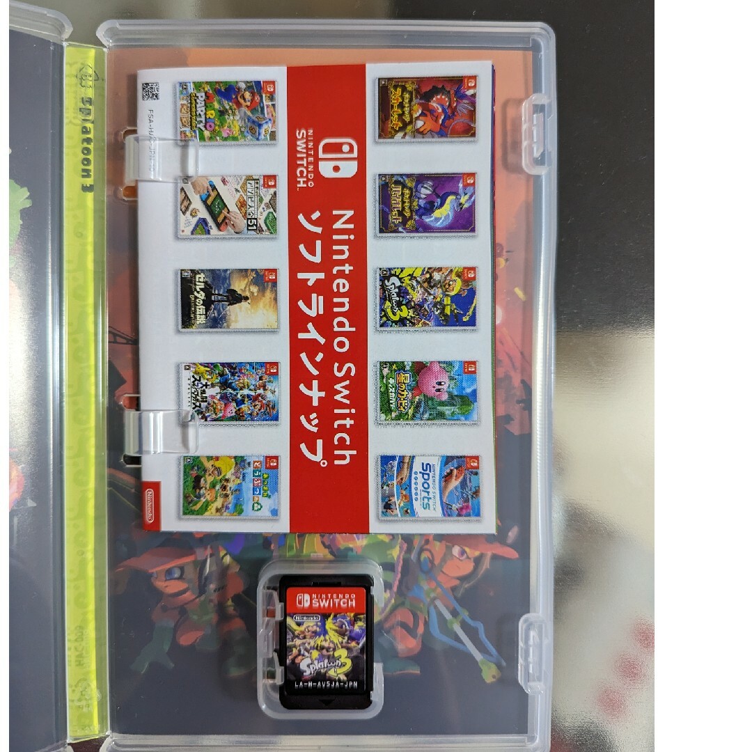 任天堂(ニンテンドウ)のスプラトゥーン3 スイッチソフト エンタメ/ホビーのゲームソフト/ゲーム機本体(家庭用ゲームソフト)の商品写真
