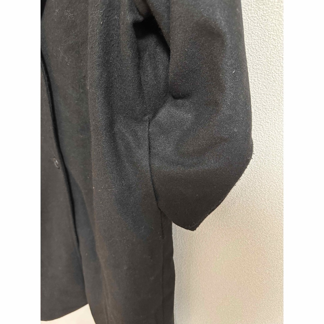 chocol raffine robe(ショコラフィネローブ)の【chocol raffine robe】　チェスターコート　ブラック レディースのジャケット/アウター(チェスターコート)の商品写真