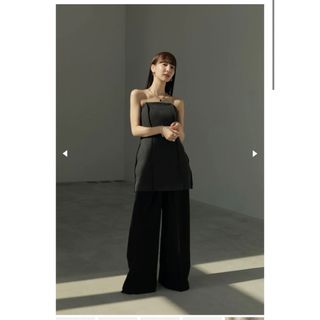 トゥデイフル(TODAYFUL)のslub tweed wide pants S(カジュアルパンツ)