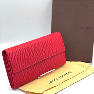 ルイヴィトン(LOUIS VUITTON)のLouis Vuitton ルイヴィトンエピ 赤/レッド 長財布(長財布)