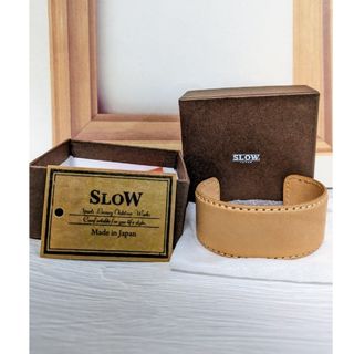 SLOW スロウ BEAMS 別注 牛革 栃木レザー バングル