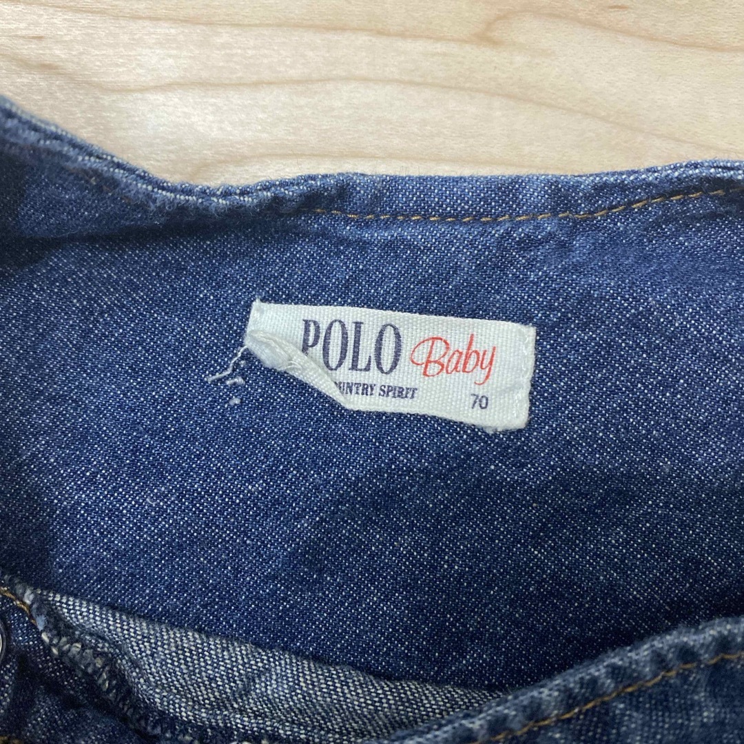 POLO（RALPH LAUREN）(ポロ)のPOLO Baby ロンパース  レッグウォーマー キッズ/ベビー/マタニティのベビー服(~85cm)(ロンパース)の商品写真