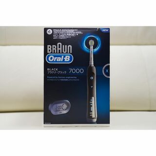 ブラウン(BRAUN)のBRAUN ブラウン オーラルB 電動歯ブラシ プラチナブラック 7000(電動歯ブラシ)