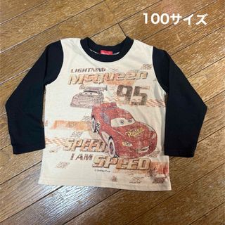 ディズニー(Disney)の【100サイズ】　カーズ長袖カットソー　ディズニー　(Tシャツ/カットソー)