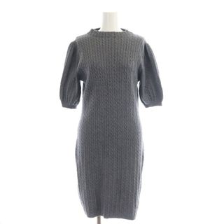 アザー(other)のハーリップトゥ Puff Sleeve Cable Knit Dress 膝丈(ひざ丈ワンピース)