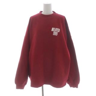 ミルクフェド(MILKFED.)のミルクフェド LAYERED LOGO CREWNECK SWEATSHIRT(トレーナー/スウェット)