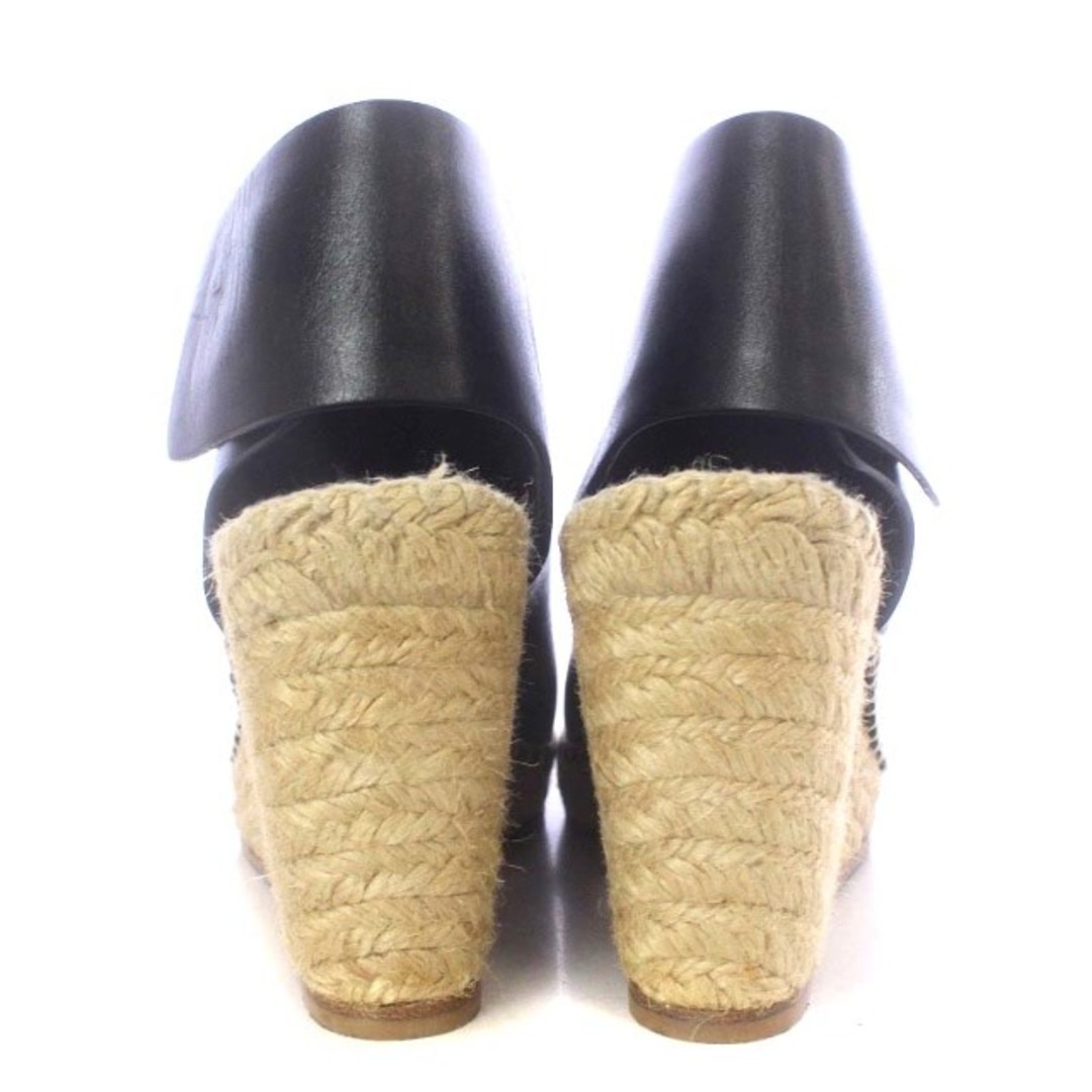 celine(セリーヌ)のセリーヌ フィービー期 サンダル ウエッジソール オープントゥ 34 黒 レディースの靴/シューズ(サンダル)の商品写真