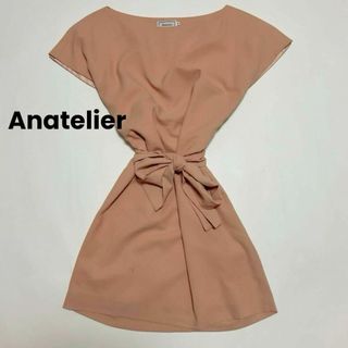 アナトリエ(anatelier)のcu346/Anatelier/アナトリエ ワールド ワンピース シンプル 上品(ひざ丈ワンピース)