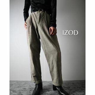 アートヴィンテージ(ART VINTAGE)の【IZOD】アイゾッド 2タック ワイド コーデュロイ パンツ 白系 W34(チノパン)