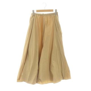 プラージュ(Plage)のプラージュ 23SS Memory Taffeta フレアスカート ベージュ(ロングスカート)