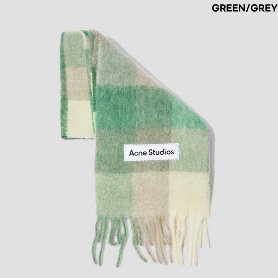 Acne Studios アクネ ストゥディオズ チェック フリンジ Acne Studios アクネ ストゥディオズ チェック フリンジ