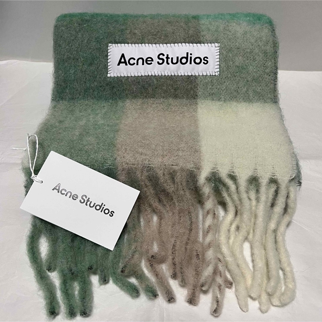 Acne Studios アクネ ストゥディオズ チェック フリンジ Acne Studios アクネ ストゥディオズ チェック フリンジ