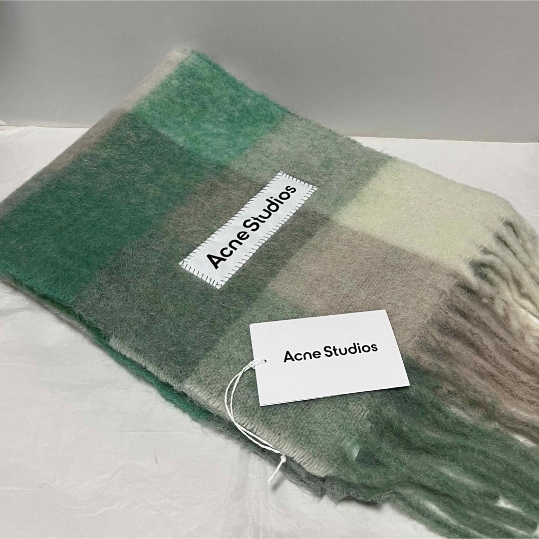 Acne Studios アクネ ストゥディオズ チェック フリンジ Acne Studios アクネ ストゥディオズ チェック フリンジ
