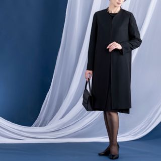 トウキョウソワール(TOKYO SOIR)の未使用 東京ソワール 高級礼服セット 9号 ロングジャケット ワンピース(礼服/喪服)