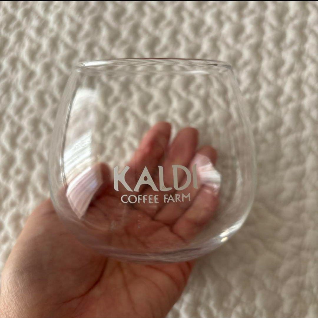 KALDI(カルディ)のカルディ スウィングワイングラス インテリア/住まい/日用品のキッチン/食器(グラス/カップ)の商品写真