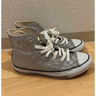 オールスター(ALL STAR（CONVERSE）)のconverse ハイカット キラキラ　グリッター　23.5(スニーカー)