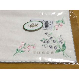 トッカ(TOCCA)の☆TOCCA☆新品♪タオルハンカチ*すずらん*ホワイト(ハンカチ)