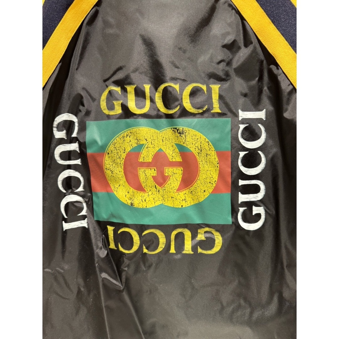 Gucci(グッチ)の美品❗️ GUCCI ヴィンテージロゴ ナイロンジャケット メンズのジャケット/アウター(ナイロンジャケット)の商品写真