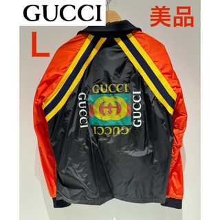 グッチ(Gucci)の美品❗️ GUCCI ヴィンテージロゴ ナイロンジャケット(ナイロンジャケット)