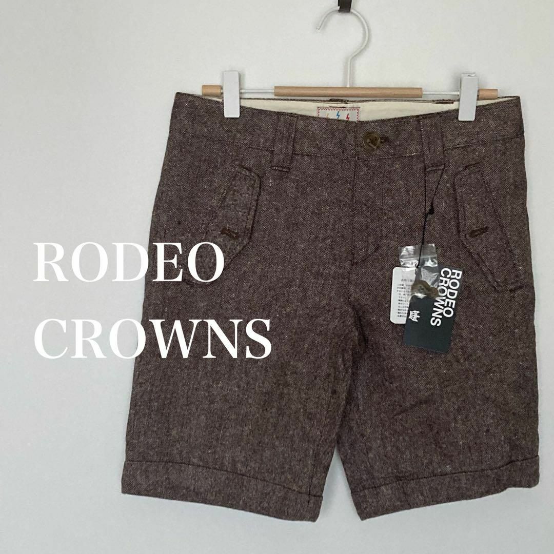 RODEO CROWNS(ロデオクラウンズ)の【タグ付】RODEO CROWNS  ロデオクラウンズ　ウール　ショートパンツ レディースのパンツ(ショートパンツ)の商品写真