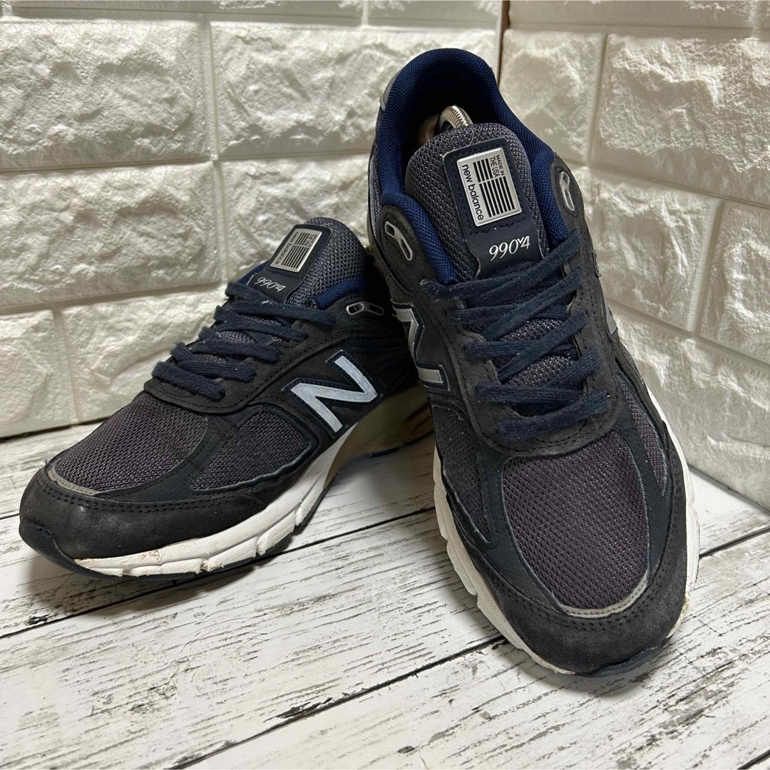 ニューバランススニーカー品番USA製　New Balance M990GNV4 26.5cm ネイビー