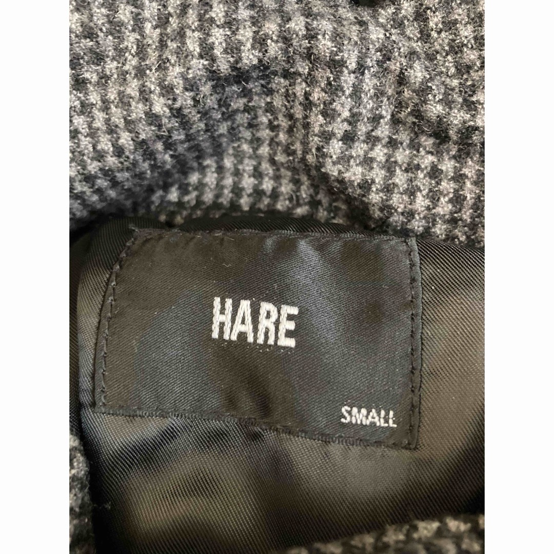 HARE(ハレ)の値下げ【送料無料】HARE ダウンコート チャコール グレー 暖かい メンズのジャケット/アウター(ダウンジャケット)の商品写真