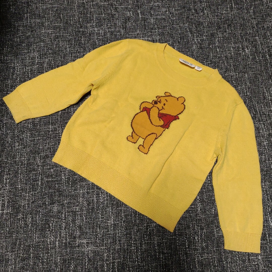 UNIQLO(ユニクロ)のユニクロ　プーさん　セーター　100 キッズ/ベビー/マタニティのキッズ服男の子用(90cm~)(ニット)の商品写真