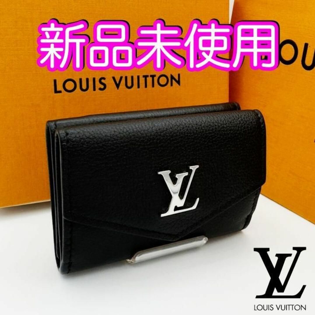 LOUIS VUITTON(ルイヴィトン)の未使用♪　ICモデル　ヴィトン財布　ポルトフォイユ　ロックミニ　ノワール　箱付 レディースのファッション小物(財布)の商品写真