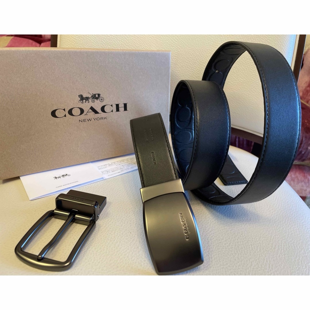 COACH - 限定価格コーチ3点セットレザーリバーシブルフリーサイズ