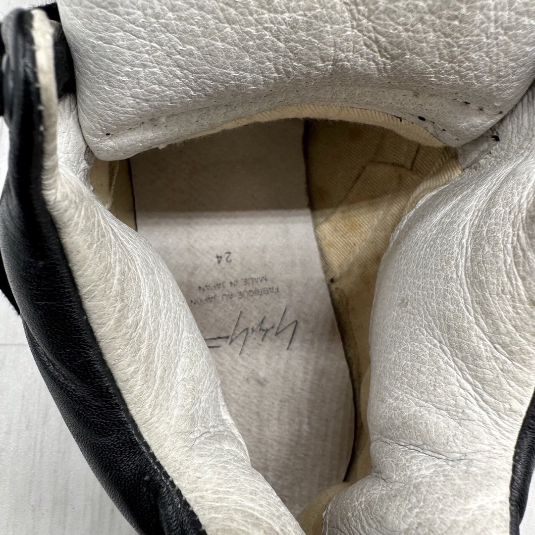 Yohji Yamamoto(ヨウジヤマモト)の【Yohji Yamamoto】ヨウジヤマモト 24 スニーカー レザー レディースの靴/シューズ(スニーカー)の商品写真