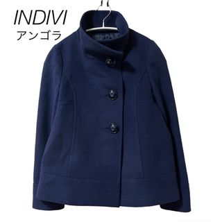 インディヴィ(INDIVI)のINDIVI インディヴィ  ショートコート アンゴラ(その他)