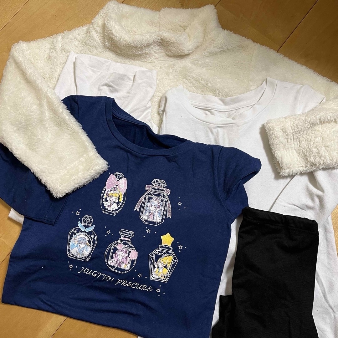 UNIQLO(ユニクロ)の【110】おまとめ　プリキュア　フリース・ヒートテック セット　スキー　レギンス キッズ/ベビー/マタニティのキッズ服女の子用(90cm~)(その他)の商品写真